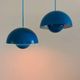 Vintage set of 2 Louis Poulsen Flowerpot - Verner Panton - Danish design lamps
