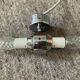 Wall light design in opaline and chrome metal