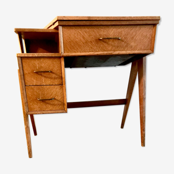 Meuble bureau machine à coudre vintage années 60