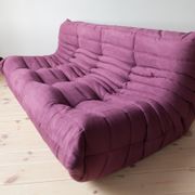 Canapé 3 places Togo en microfibre dessiné par Michel Ducaroy 1973