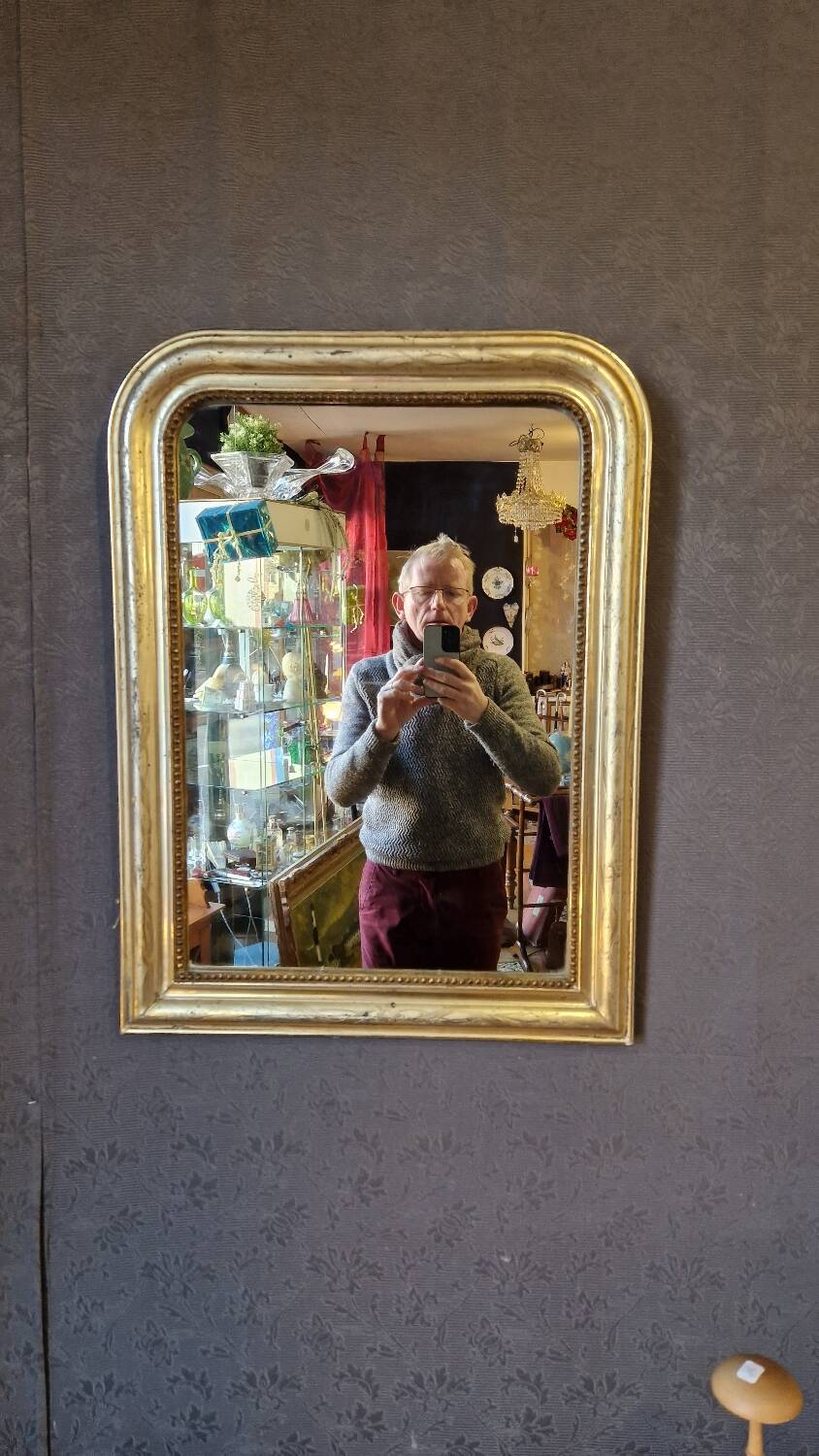 Louis philippe gold mirror