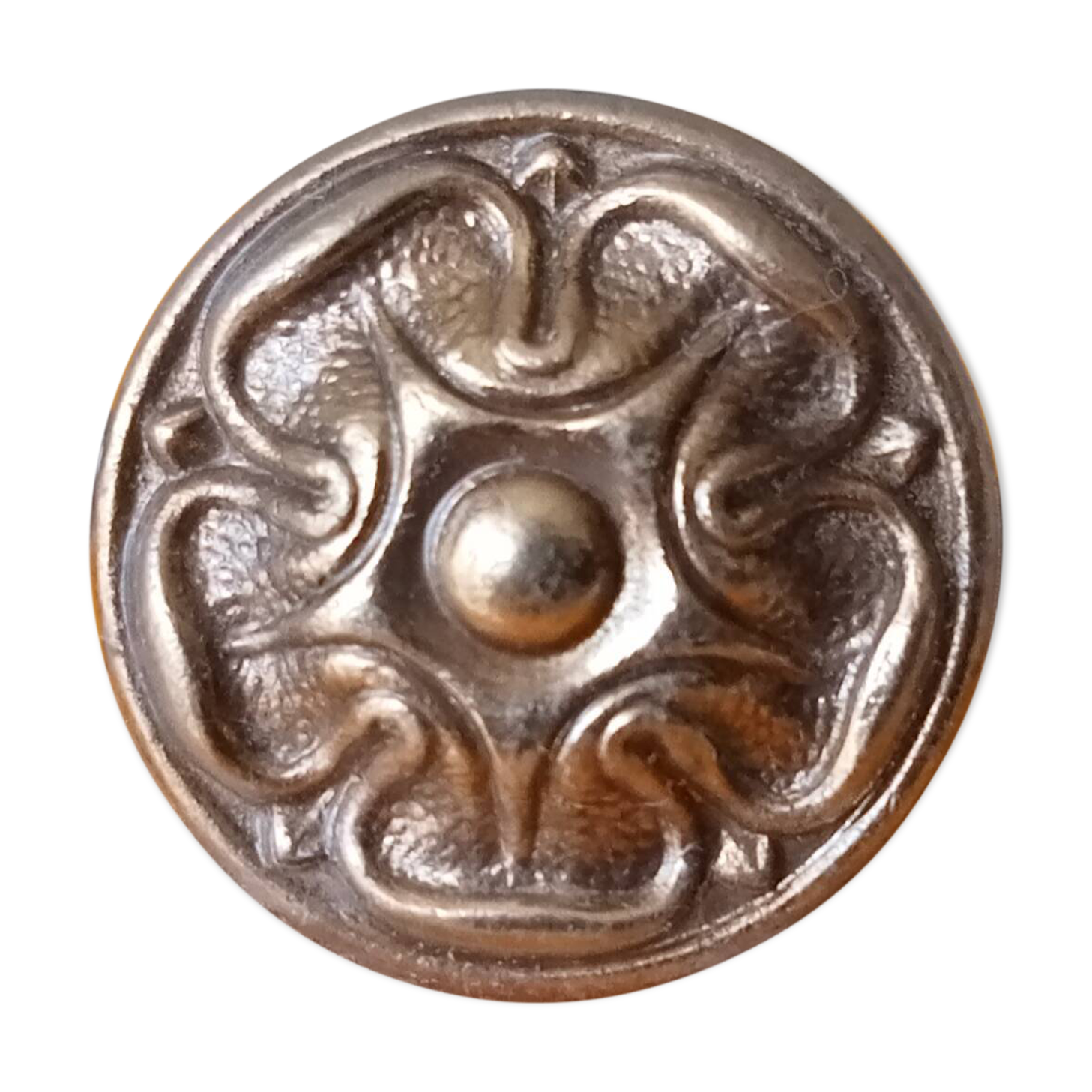 Poignée de meuble vintage style Empire or fin
