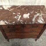 Louis XVI 19th style dresser inlaid