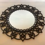 Mirror year 70 black plastic