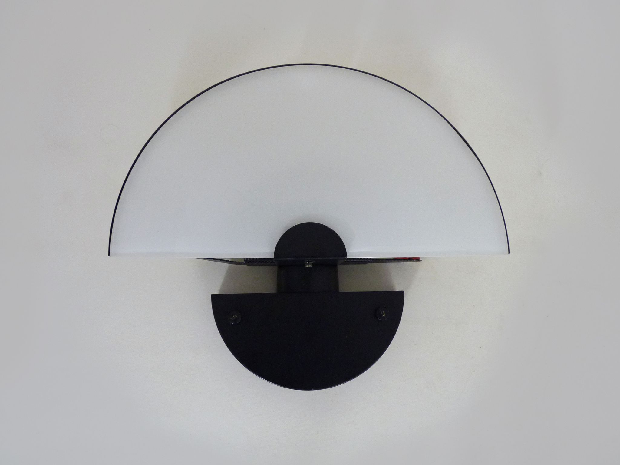 Large wall lamp fan in Murano glass. Italy. Year 80 90