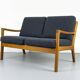 Vintage Two-Seater Senator Sofa in Teak by Ole Wanscher