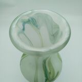 Glass paste vase. Signed JP Mateus 1996.