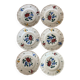 Set of 6 small flat plates Sarreguemines