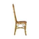 Mid Century Boho Bamboo Rattan Chair Italian Sixties Design