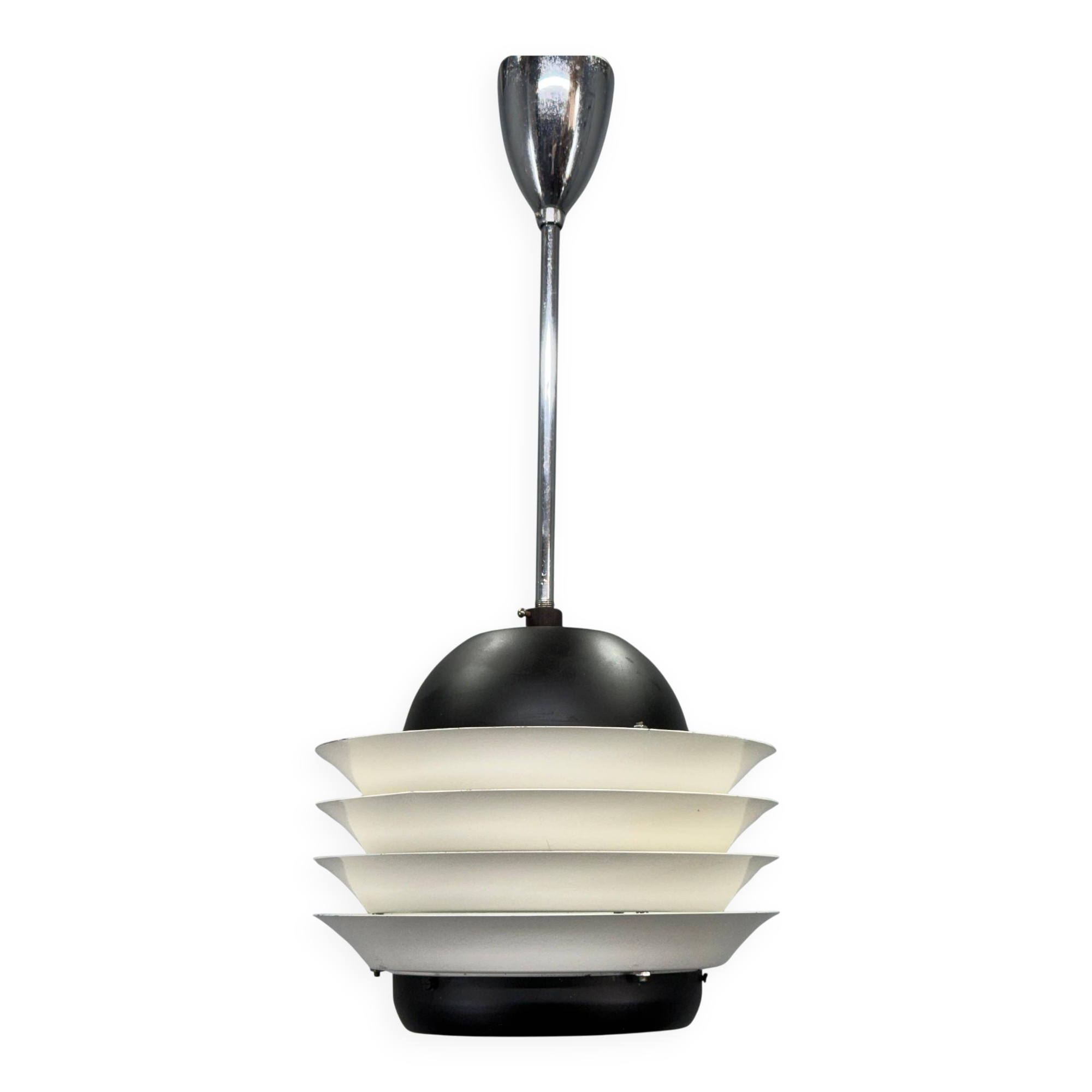 Mid Century Lidokov Pendant Lamp, Czechoslovakia 1970s