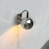 German wall lamps model 540 from the mid-century space age in the style of Gino Sarfatti, 1960s, set of 2.