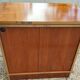 Small sideboard, TV unit, hifi in solid wood, walnut, Louis Philippe style
