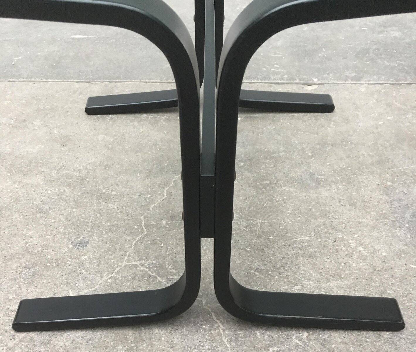 Mid-century Norwegian Siesta glass side table by Ingmar Relling for Westnofa.