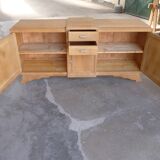 Solid oak row from the 50s