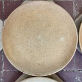 Set of 12 plates dessert gres