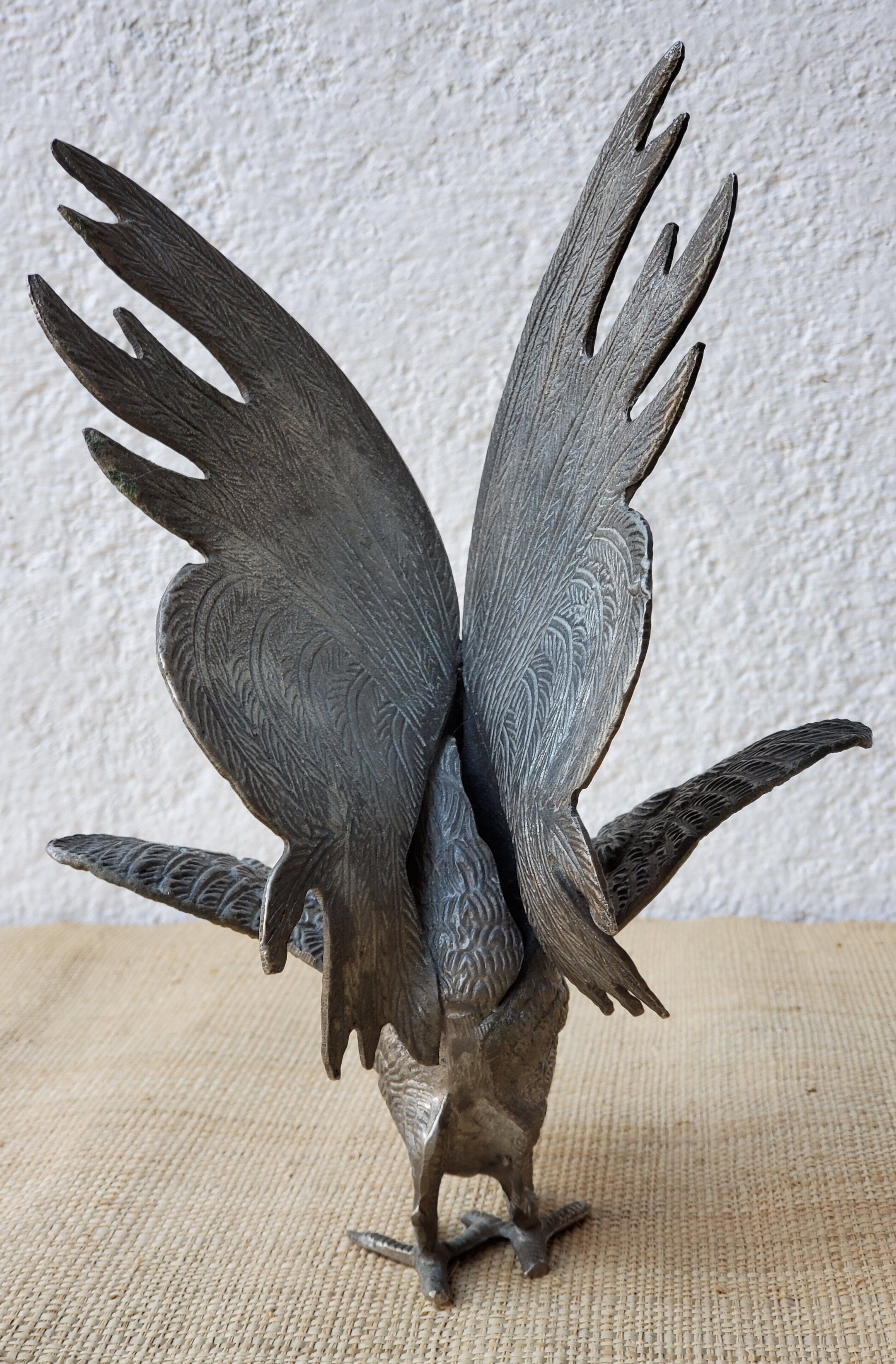 Rooster in metal