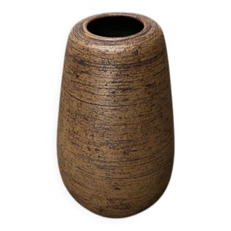 Brutalist mid-century studio ceramic vase by Sybille Karrenberg-Dresler, 1960s.