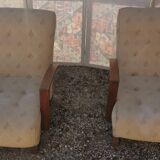 Pair of art deco armchairs 1930