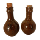 Flacons en grés huile et vinaigre