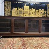 Walnut sideboard - Trade furniture / Napoleon III display cabinet