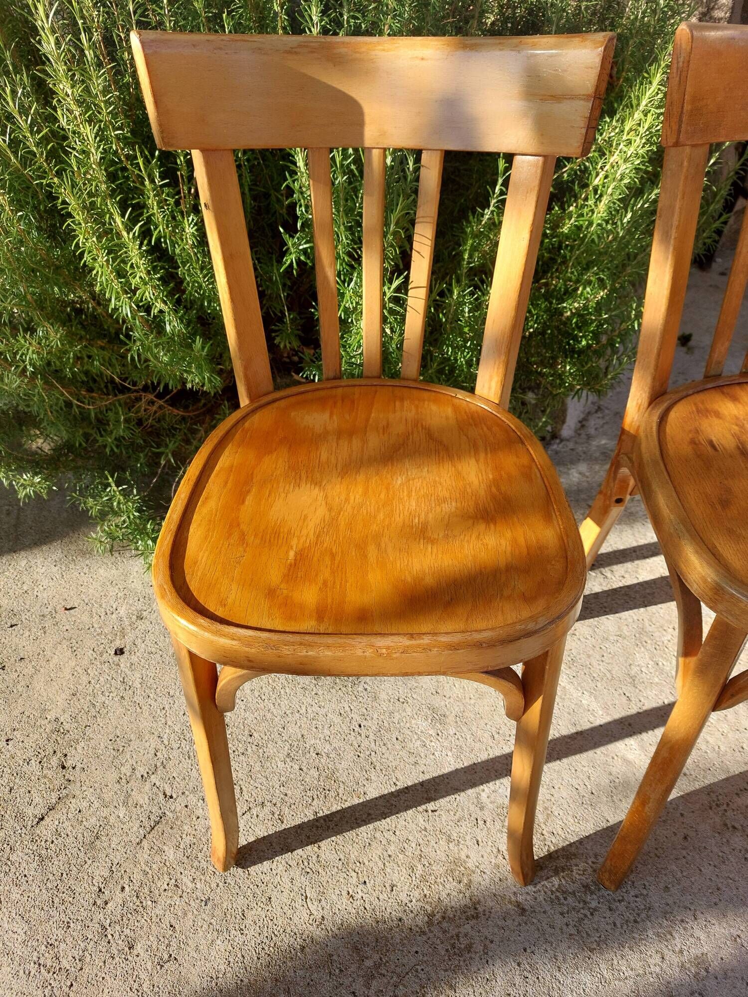 4 vintage Baumann bistro chairs