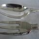 Paire de couverts de service, plaqué argent sheffield england