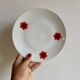 Set of 5 vintage dessert plates, Scherzer Bavaria