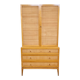 Vintage design rattan webbing cabinet 'Bohemian nature'