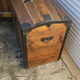 Vintage wooden trunk