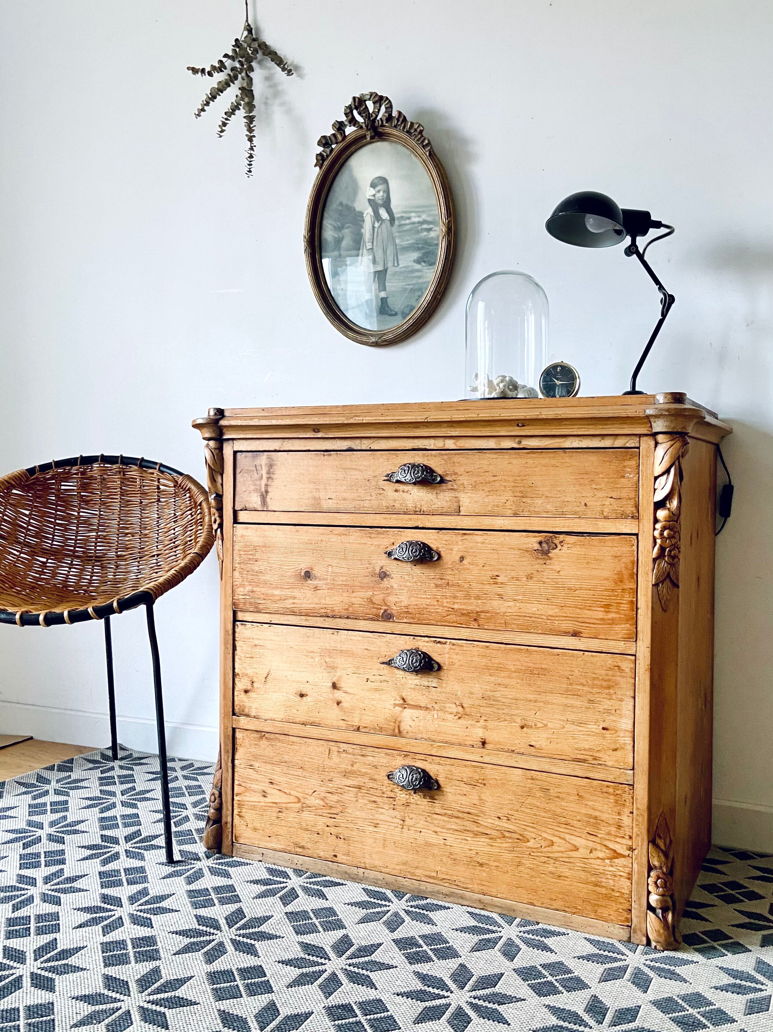 Old counter furniture - chest of drawers
