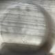 Art-deco ashtray - white stone and metal - made in France