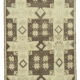 1970s handwoven wool anatolian beige carpet 138 cm x 224 cm