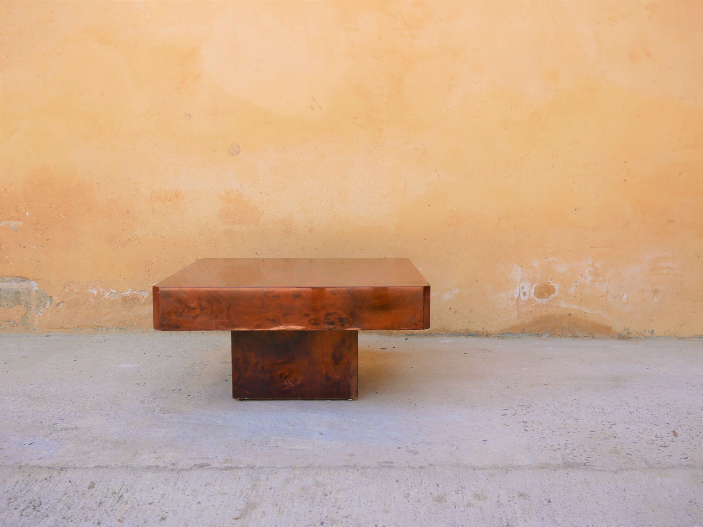 Table basse vintage en palissandre