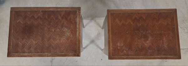 Paire de tables de chevet style Louis XVI