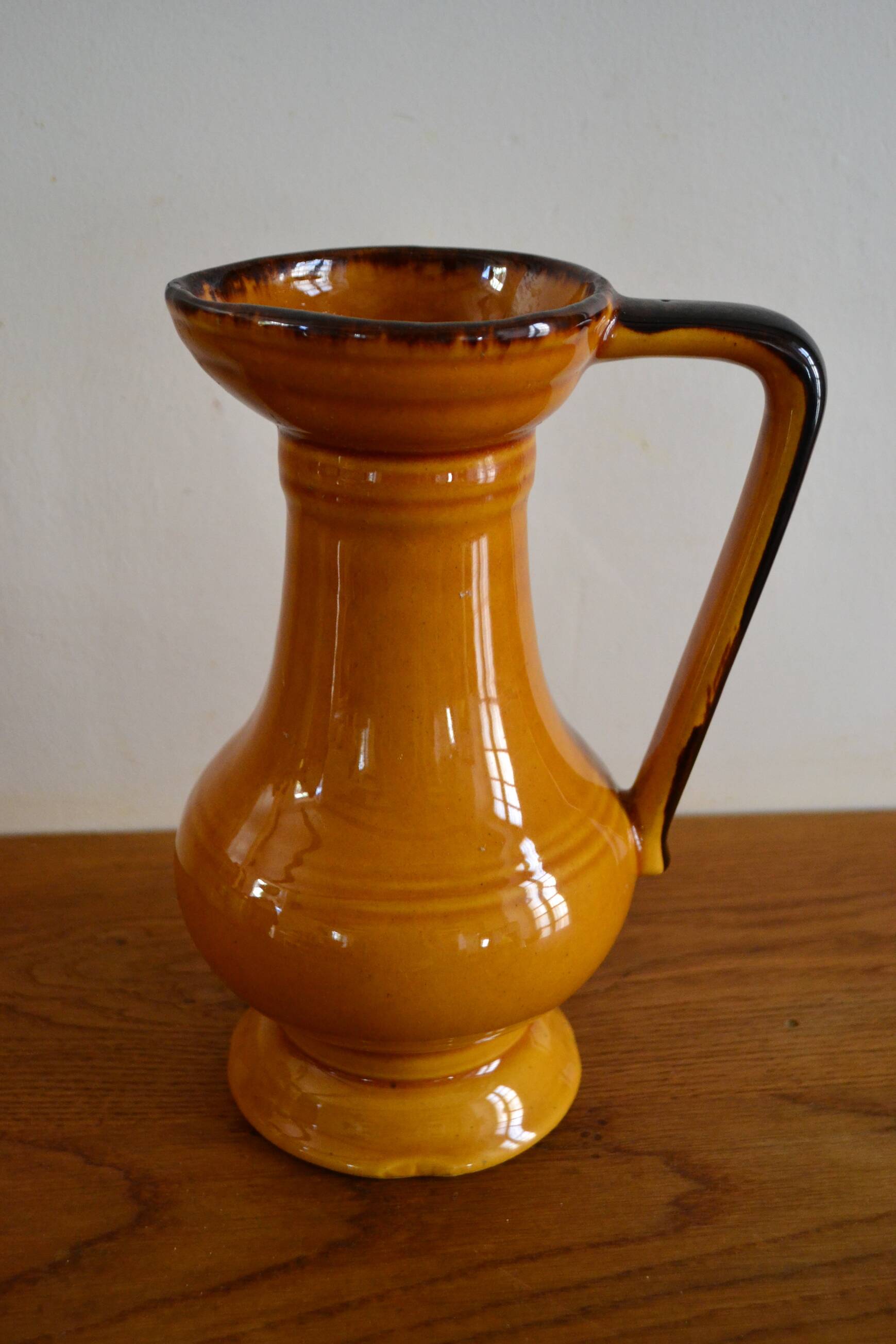 Enamelled Provençal jug