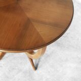 Table Walnut Bydgoskie Fabryki Mebli Poland 1950 s