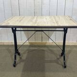 Bistro table - modern work, cast iron base