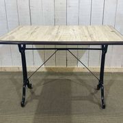Bistro table - modern work, cast iron base