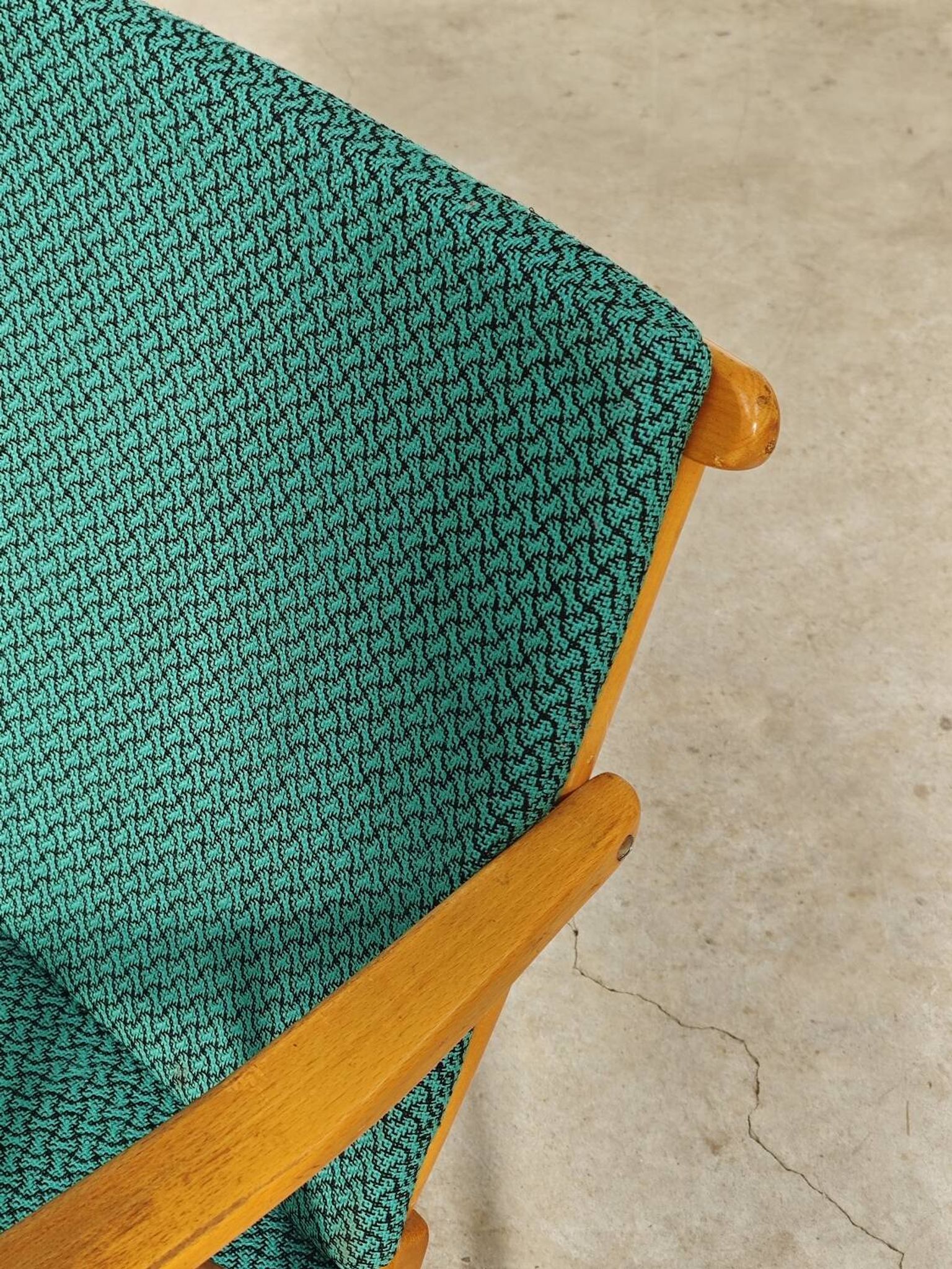 Pair of Thonet Boomerang armchairs by Antonin Suman for TON 1960