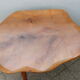 Brutalist olive coffee table 60s