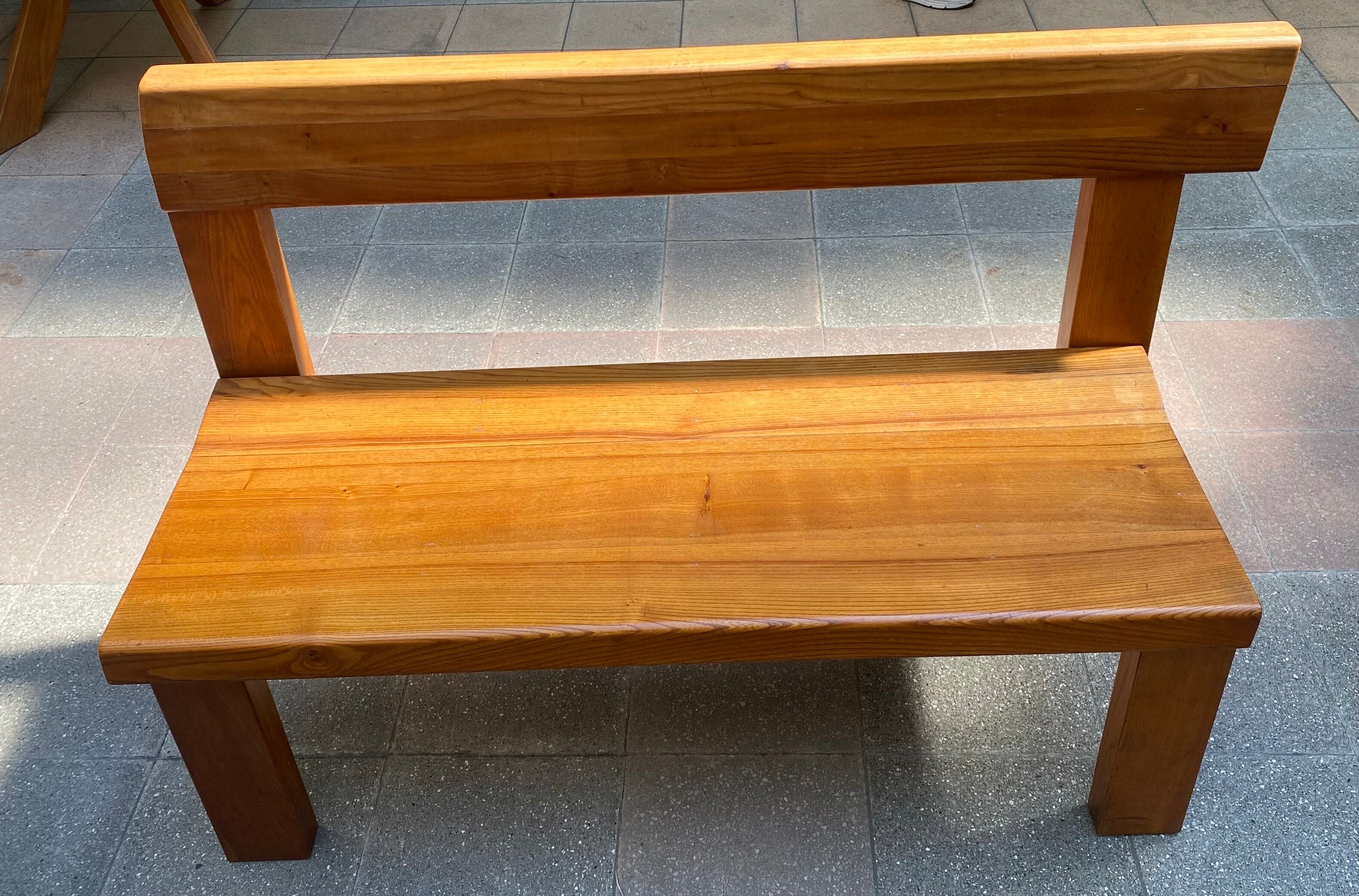 Bench by Pierre Chapo - Small model S35 - 70s