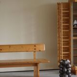 Mid century Swedish pine bench, made by Carl Malmsten for Karl Andersson & Söner, 1960s