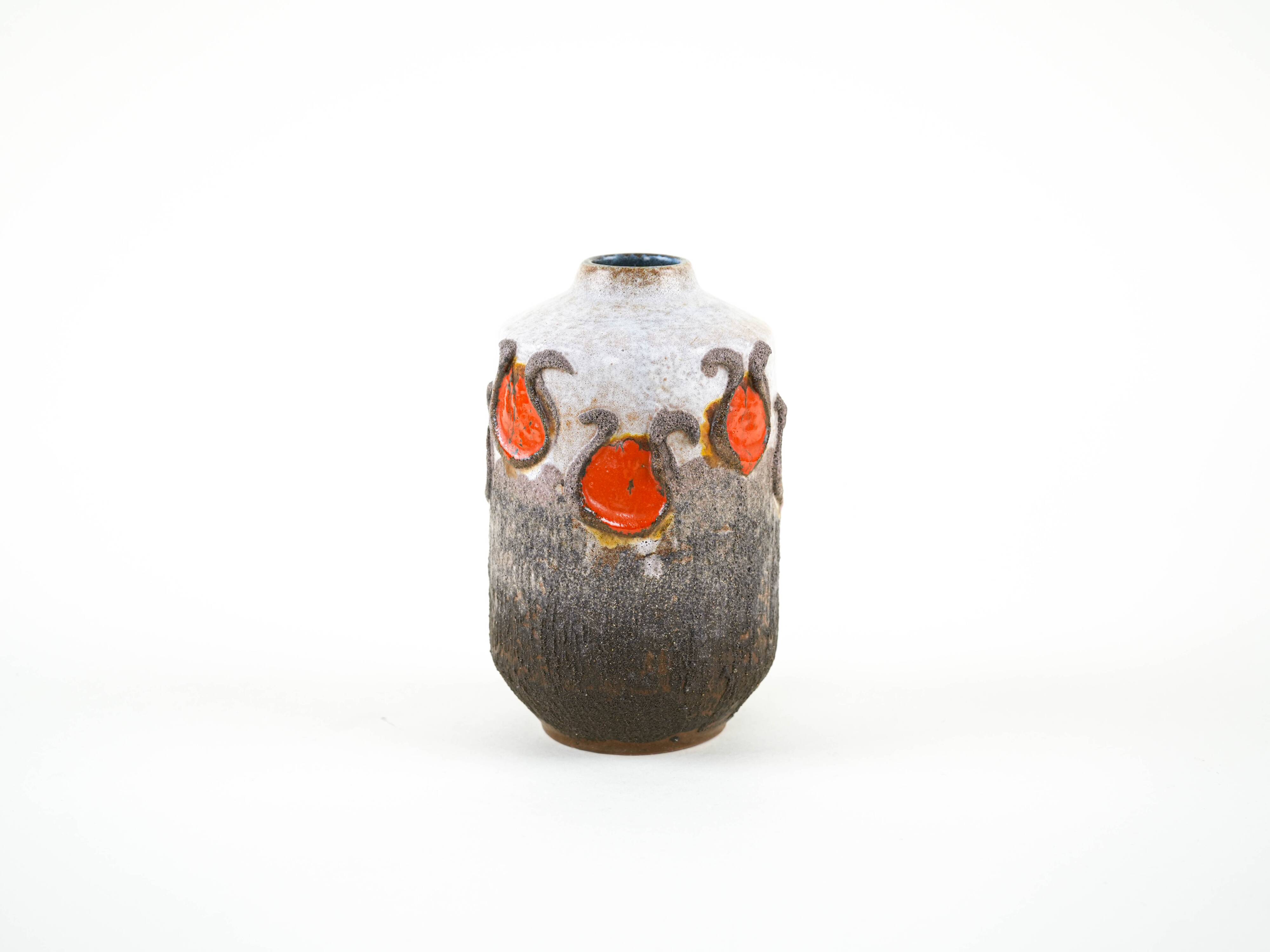 Ceramic vase, German design, 1960s, manufactured by Strehla