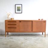 Danish teak sideboard * Sliding doors * 183 cm
