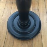 Large black oak side table