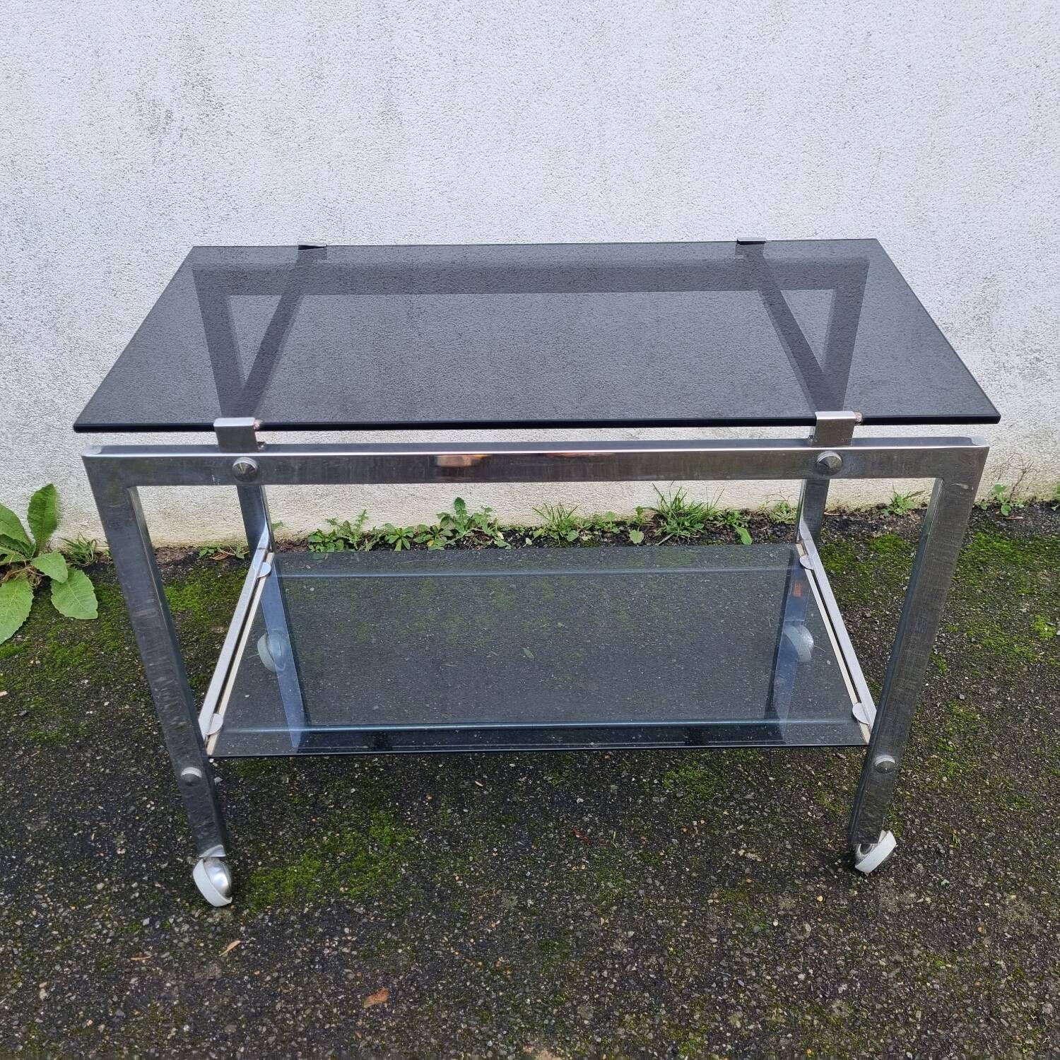 1970s rolling serving table