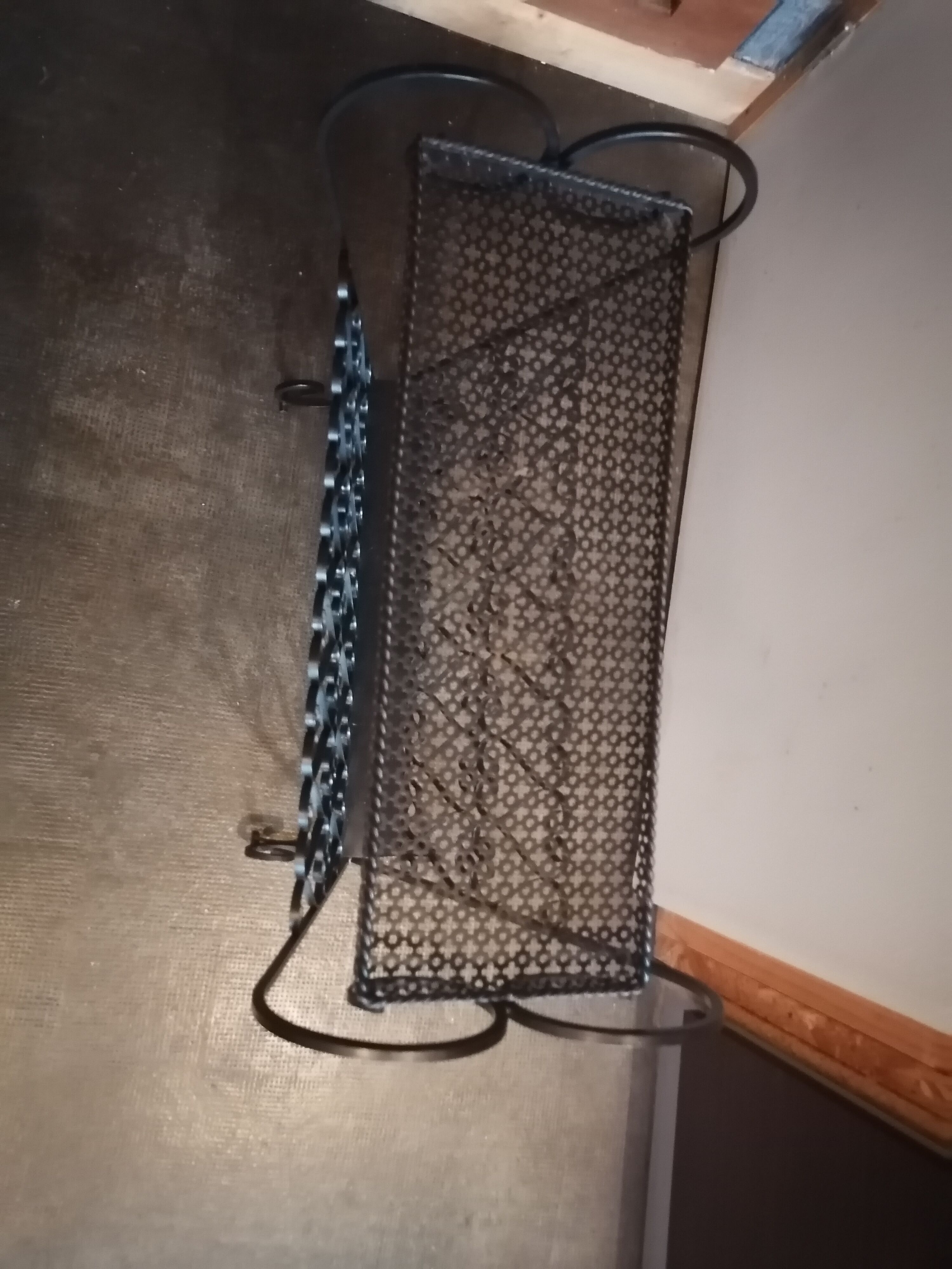 Wrought iron magazine holder Mategot 1960