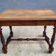 Louis XIII walnut desk • Small centre table in Renaissance style