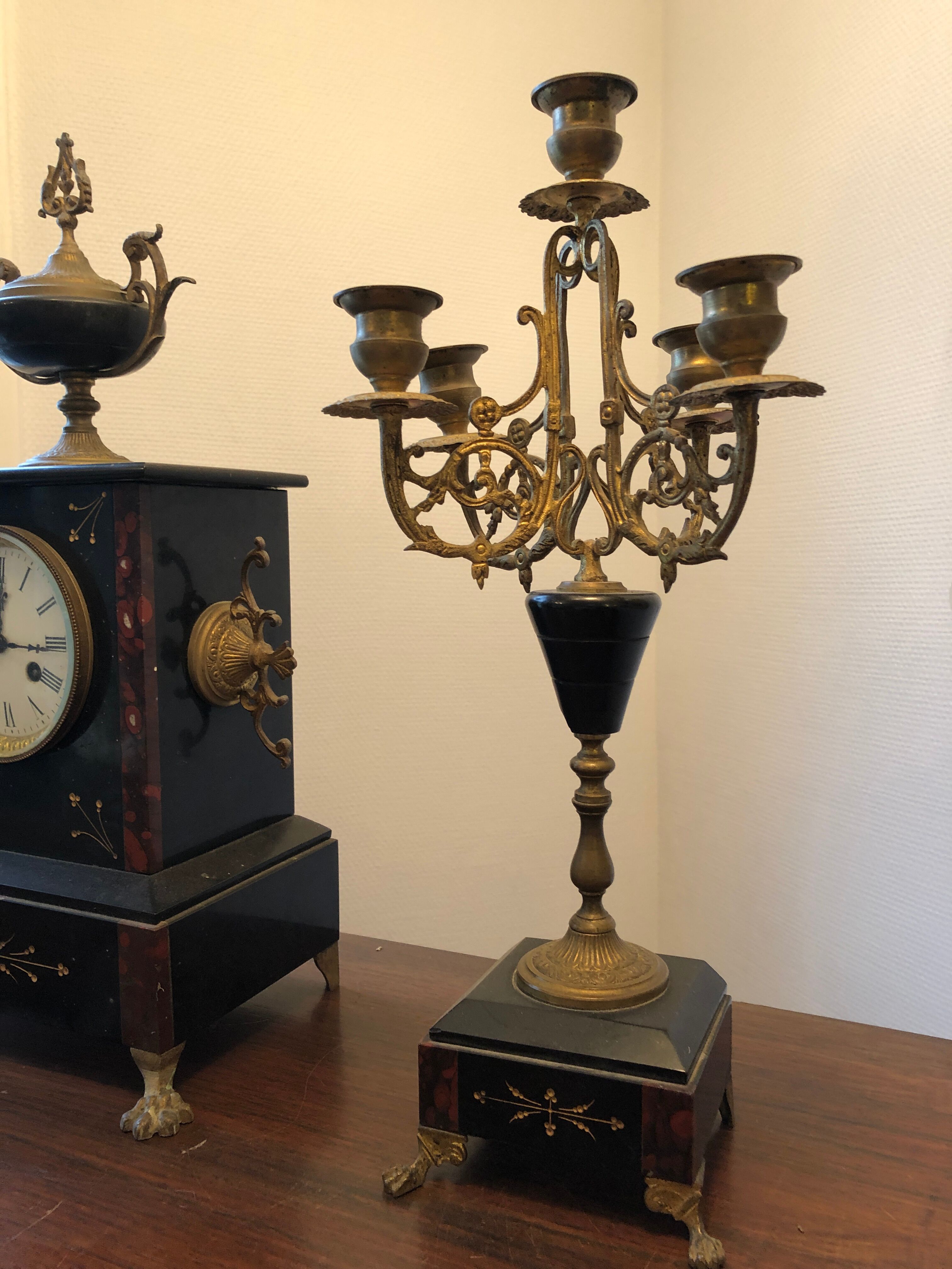 Marble and Regular Clock, Napoleon III