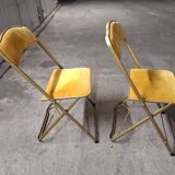 6 vintage opera folding chairs